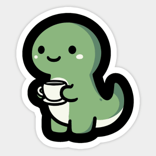 Tea-rex Sticker